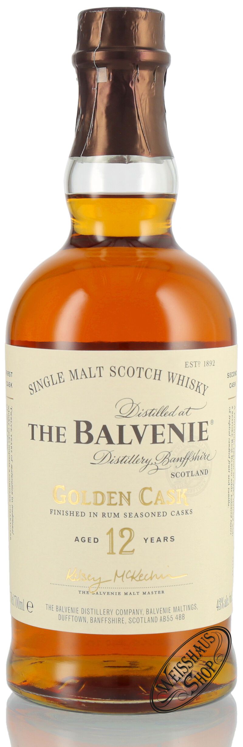 The Balvenie 12 YO Golden Cask Whisky 43% vol. 0,70l B-Ware