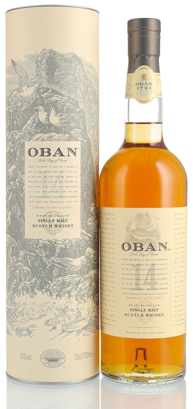 Oban 14 YO Whisky 43% vol. 0,70l