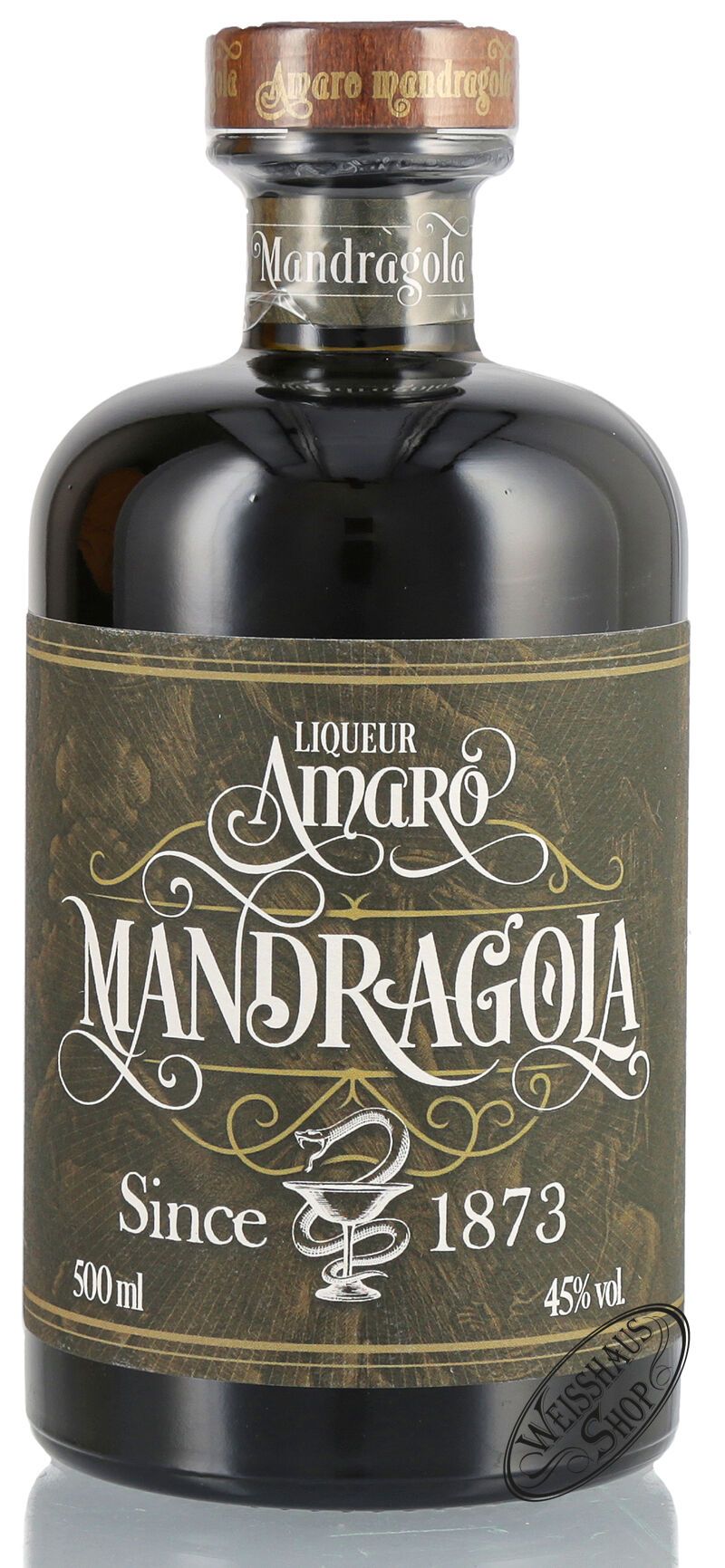 Mandragola Amaro 45% vol. 0,50l Mandragola Amaro 45% vol. 0,50l