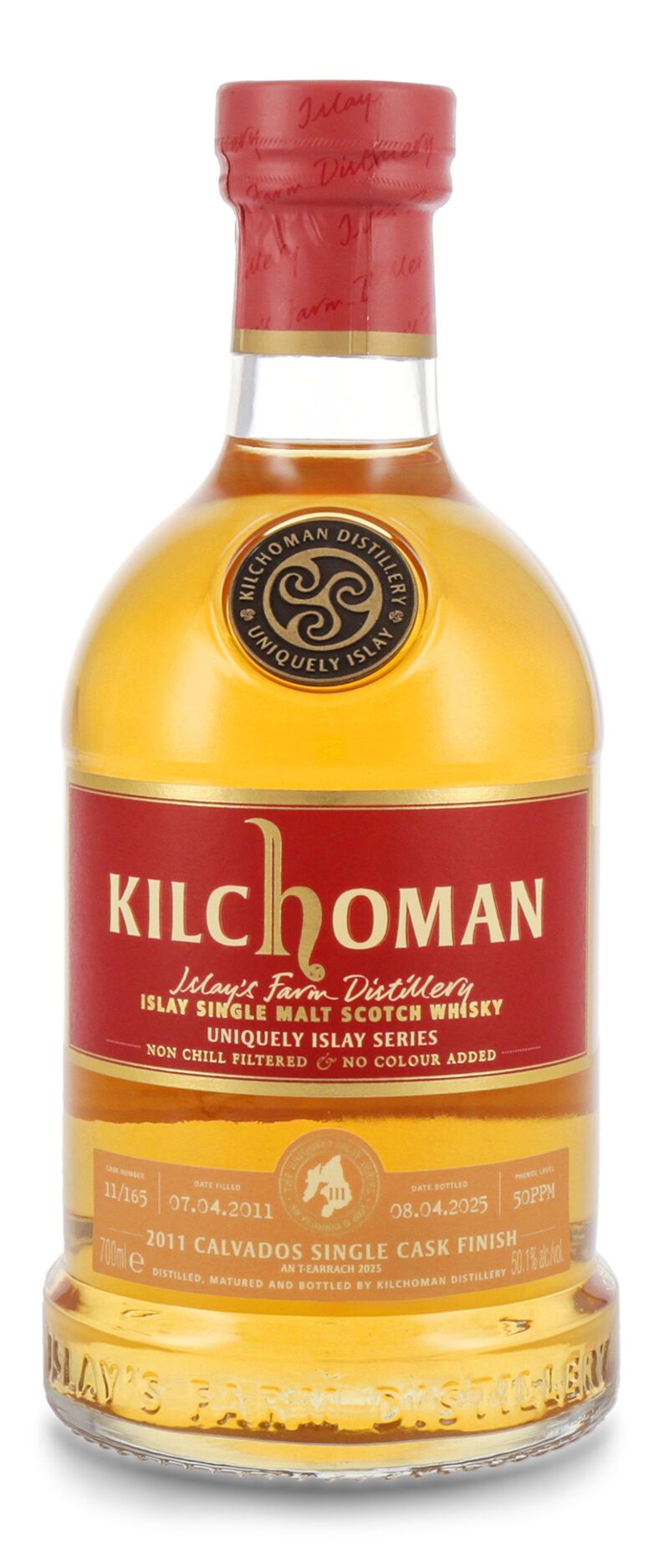 Kilchoman Calvados Single Cask Finish 2011 Uniquely Islay Series Whisky 50,1% vol. 0,70l Kilchoman Calvados Single Cask Finish 2011 Uniquely Islay Series Whisky 50,1% vol. 0,70l