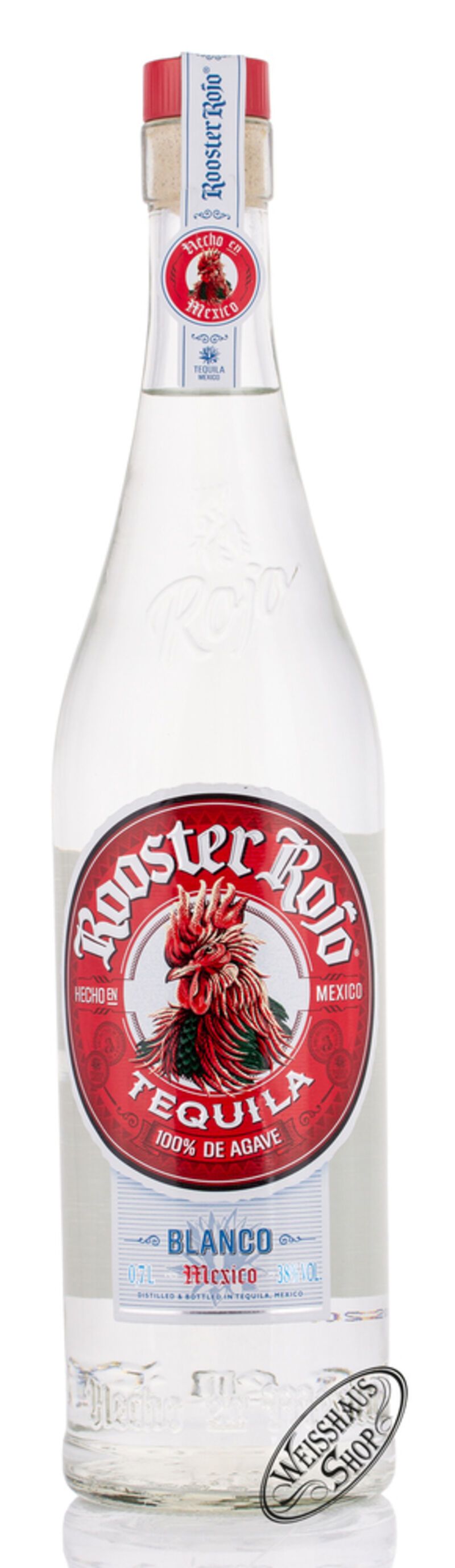 Rooster Rojo Tequila Blanco 38% vol. 0,70l Rooster Rojo Tequila Blanco 38% vol. 0,70l