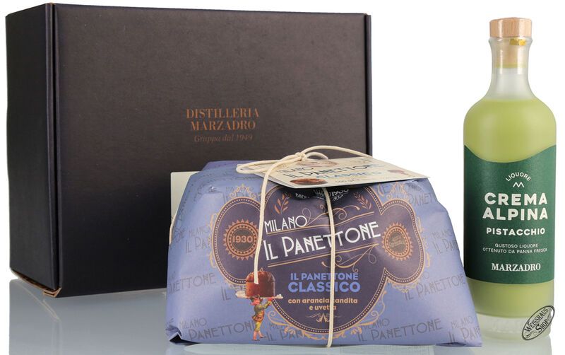 Marzadro Panettone Crema Alpina Pistacchio 17% vol. 0,20l Marzadro Panettone Crema Alpina Pistacchio 17% vol. 0,20l