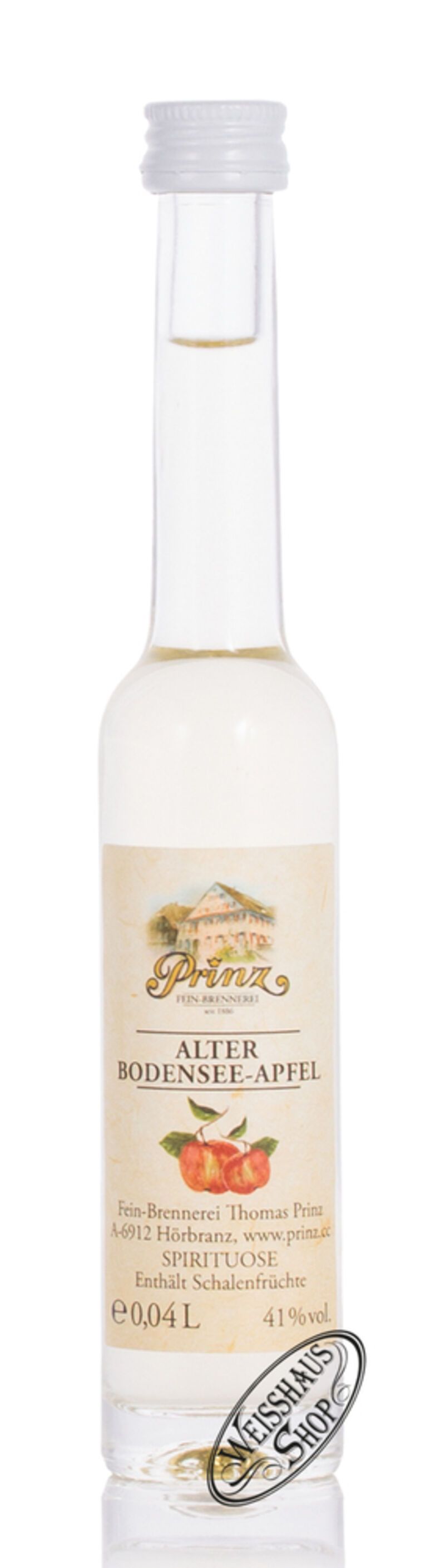 Prinz Alter Bodensee-Apfel 41% vol. 0,04l Prinz Alter Bodensee-Apfel 41% vol. 0,04l