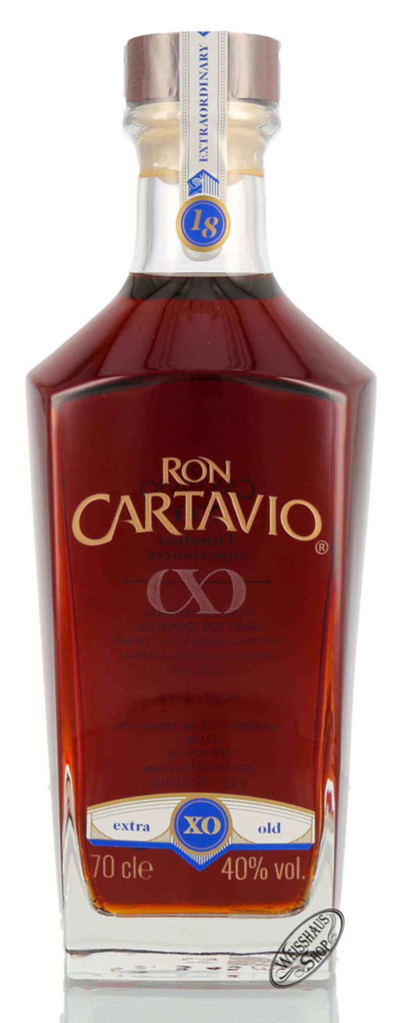 Cartavio XO 18 YO Rum 40% vol. 0,70l