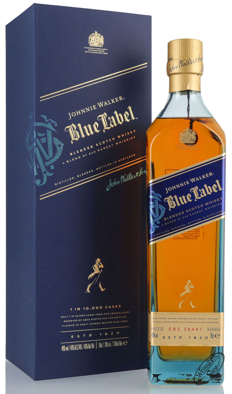 Johnnie Walker Blue Label Blended Malt Scotch Whisky 40% vol. 0,70l Johnnie Walker Blue Label Blended Malt Scotch Whisky 40% vol. 0,70l