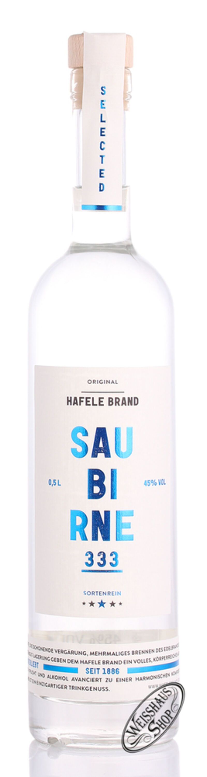 Prinz Hafele 333 Saubirne Brand 45% vol. 0,50l Prinz Hafele 333 Saubirne Brand 45% vol. 0,50l