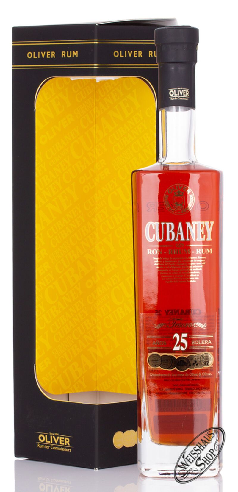 Cubaney Tesoro 25 YO Rum 38% vol. 0,70l Cubaney Tesoro 25 YO Rum 38% vol. 0,70l
