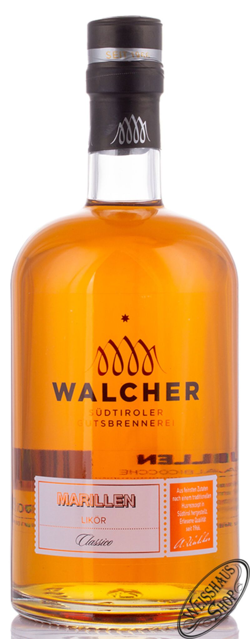 Walcher Marillen Likör 28% vol. 0,70l B-Ware