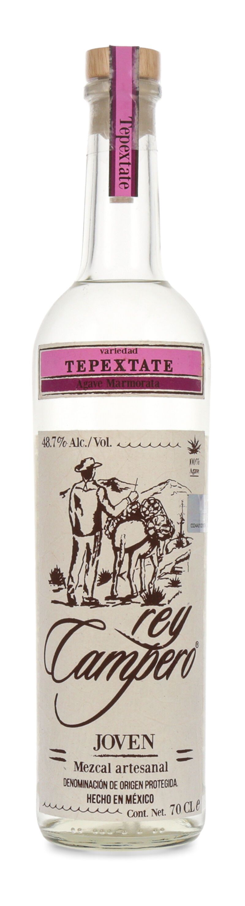 Rey Campero Mezcal Tepextate 48,7% vol. 0,70l