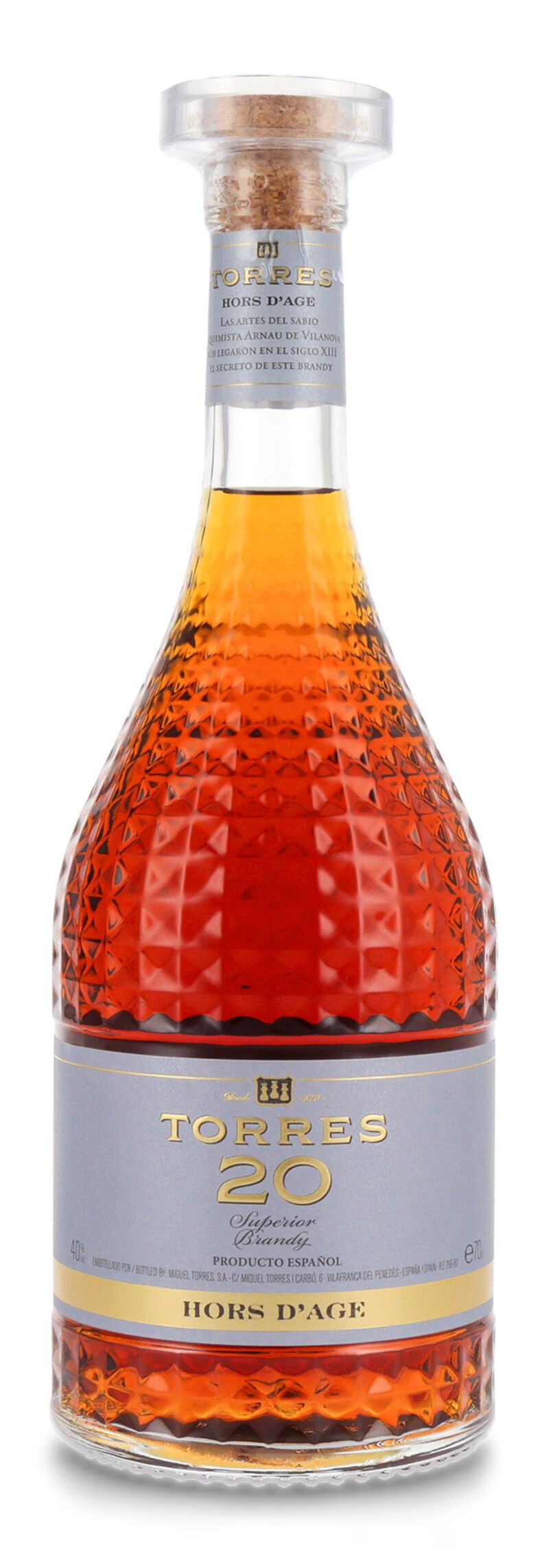 Torres 20 YO Hors d'Age Brandy 40% vol. 0,70l B-Ware