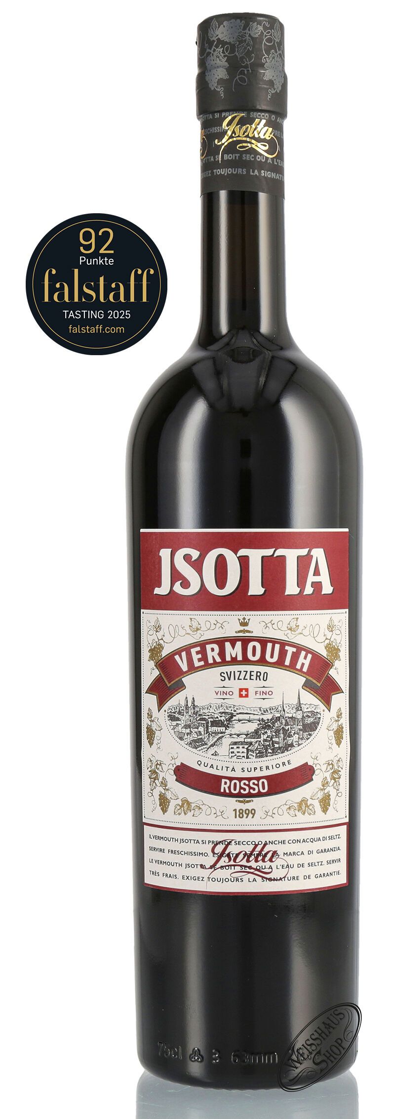 Jsotta Swiss Vermouth Rosso 17% vol. 0,75l Jsotta Swiss Vermouth Rosso 17% vol. 0,75l