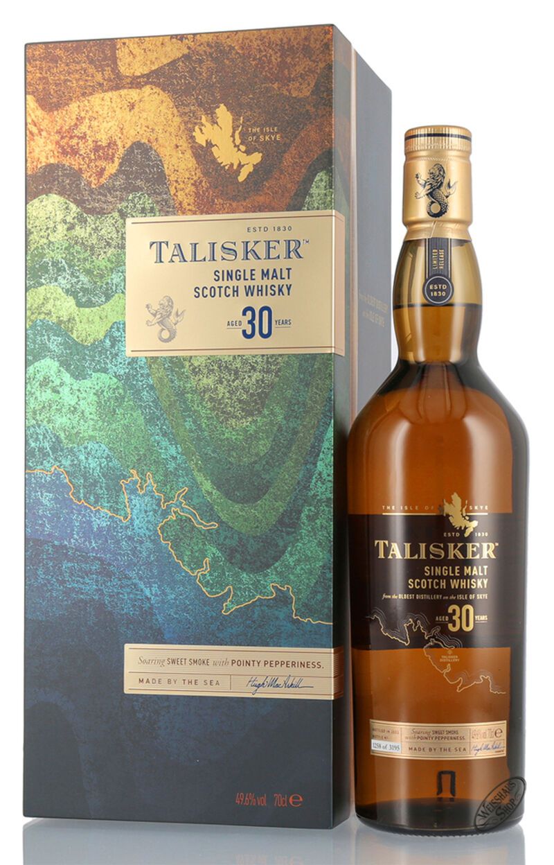 Talisker 30 YO Whisky 49,6% vol. 0,70l Talisker 30 YO Whisky 49,6% vol. 0,70l