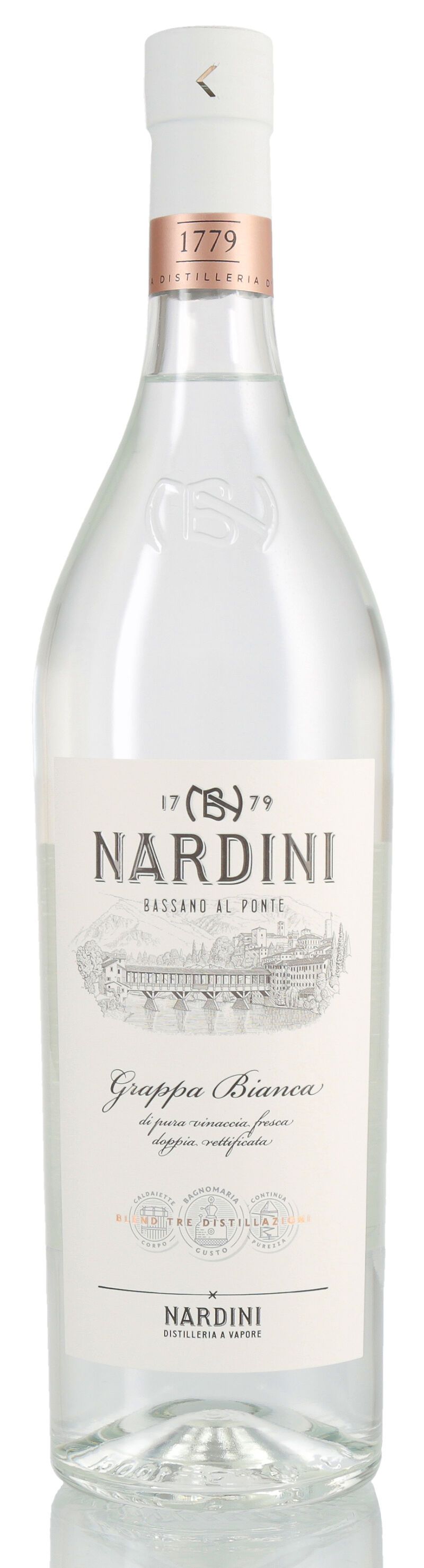 Nardini Grappa Bianca 50 50% vol. 1,0l