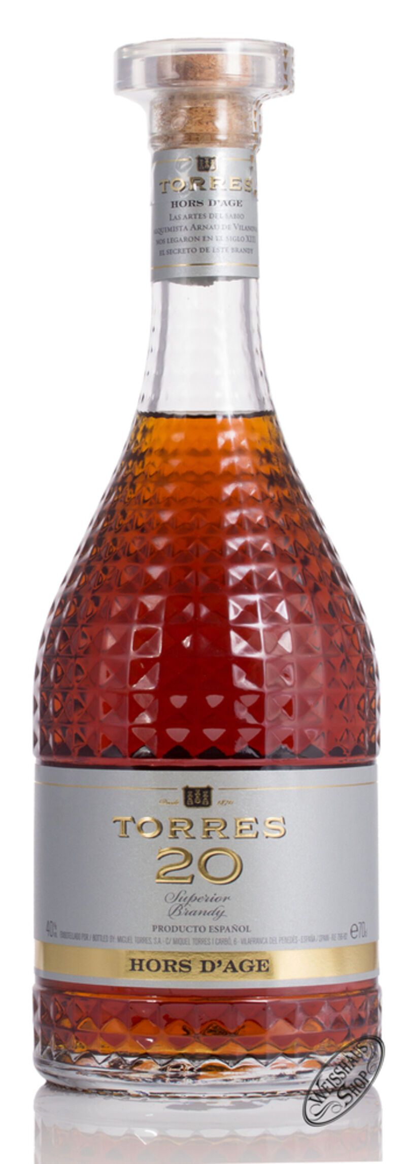 Torres 20 YO Hors d'Age Brandy 40% vol. 0,70l