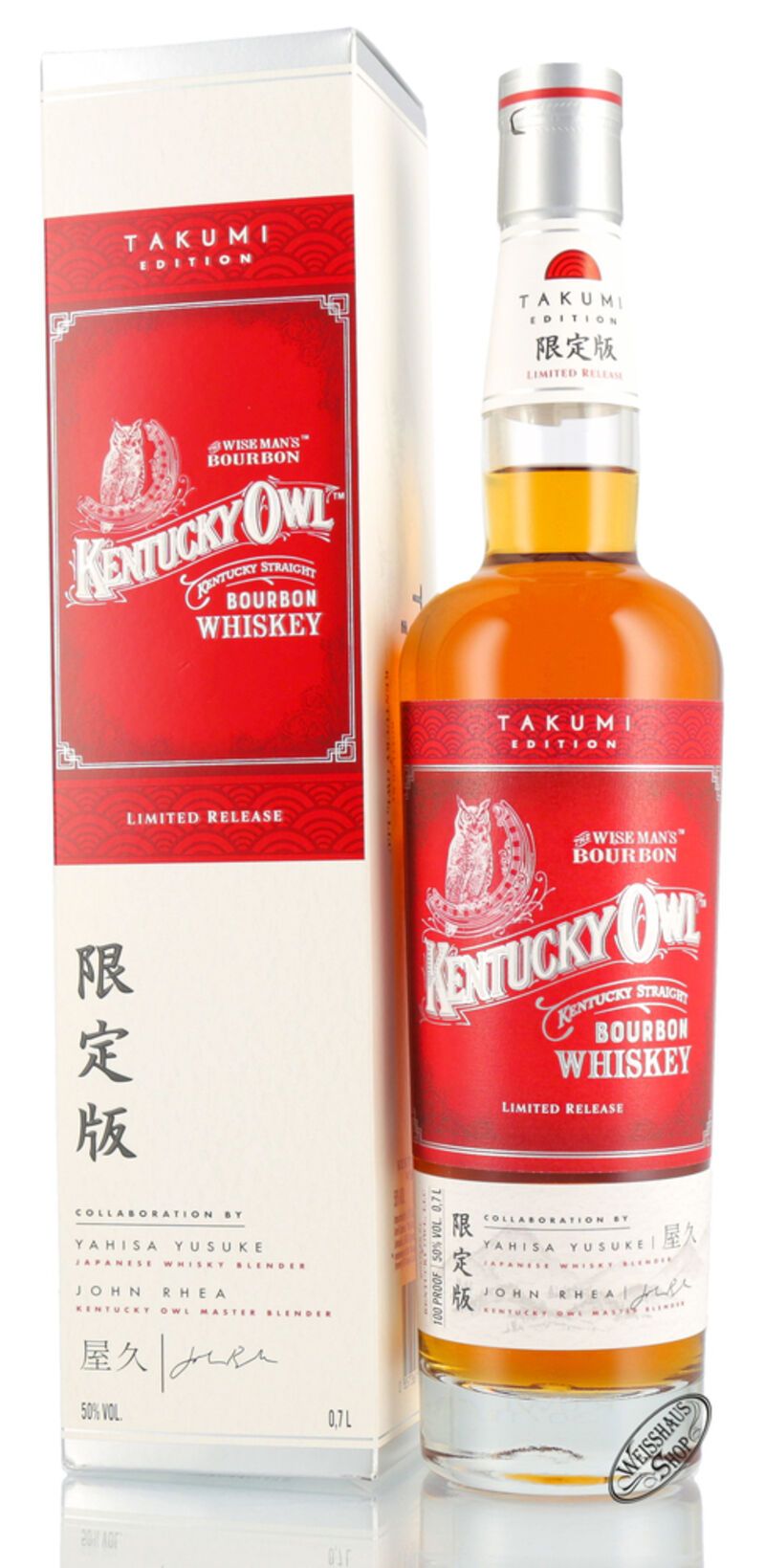 Kentucky Owl Takumi Limited Edition Whiskey 50% vol. 0,70l Kentucky Owl Takumi Limited Edition Whiskey 50% vol. 0,70l