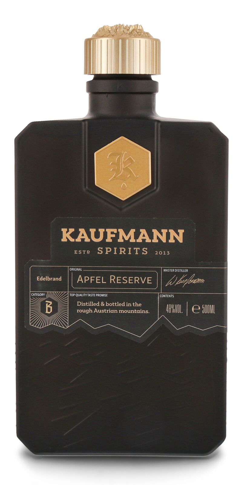 Kaufmann Spirits Apfel Reserve 48% vol. 0,50l Kaufmann Spirits Apfel Reserve 48% vol. 0,50l