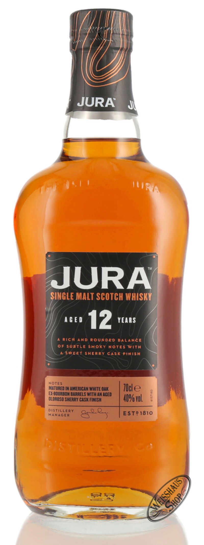 Isle Of Jura 12 YO Whisky 40% vol. 0,70l Isle Of Jura 12 YO Whisky 40% vol. 0,70l