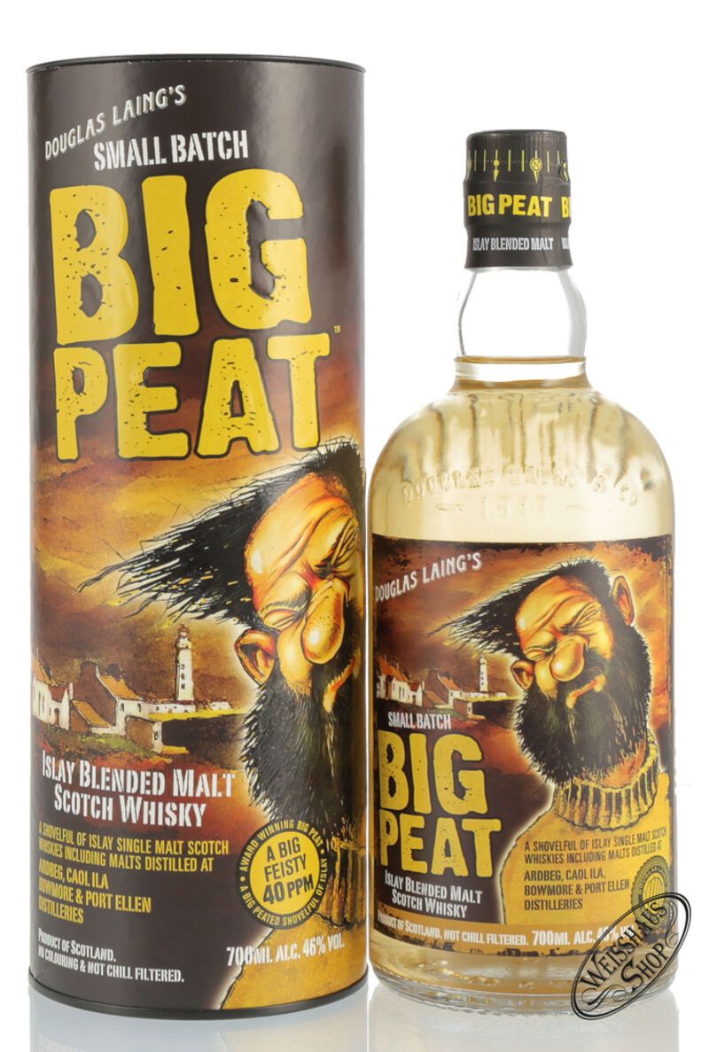 Big Peat Douglas Laing Islay Blend 46% vol. 0,70l Big Peat Douglas Laing Islay Blend 46% vol. 0,70l