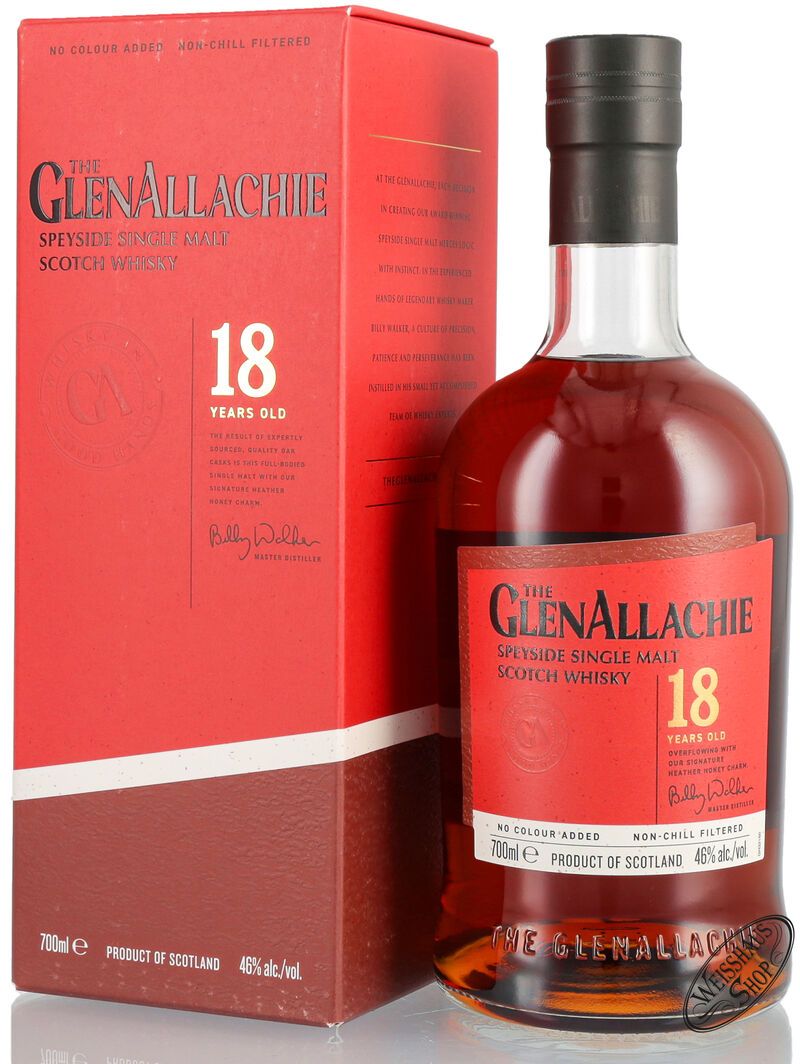Glenallachie 18 YO Single Malt Whisky 46% vol. 0,70l Glenallachie 18 YO Single Malt Whisky 46% vol. 0,70l