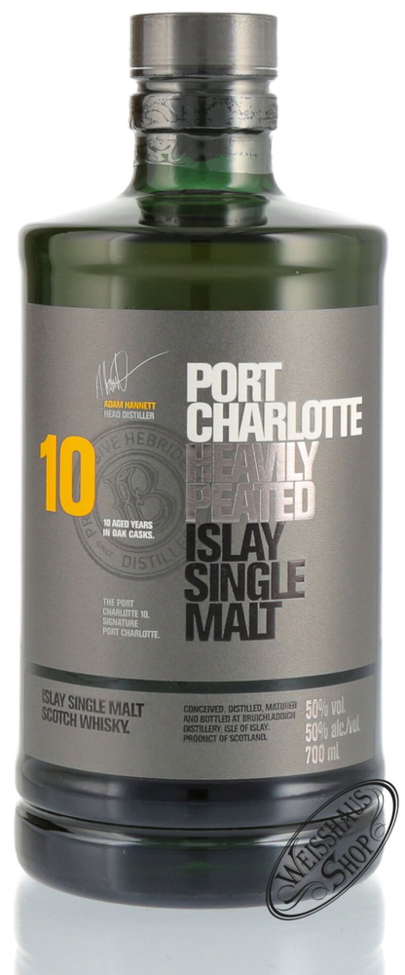 Port Charlotte 10 YO Islay Whisky 50% vol. 0,70l Port Charlotte 10 YO Islay Whisky 50% vol. 0,70l