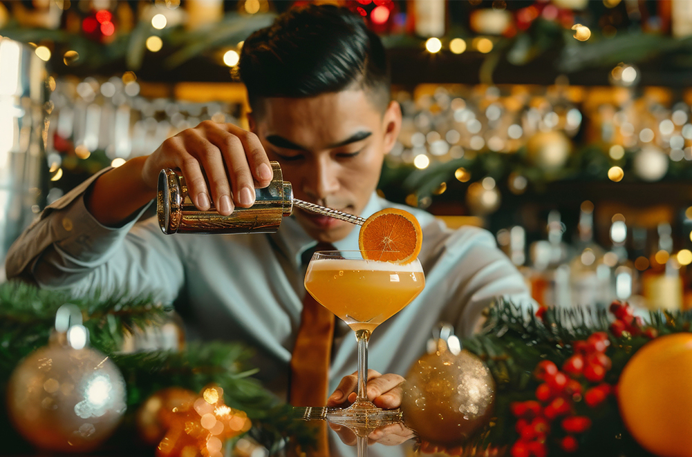 Weihnachtliche Cocktails