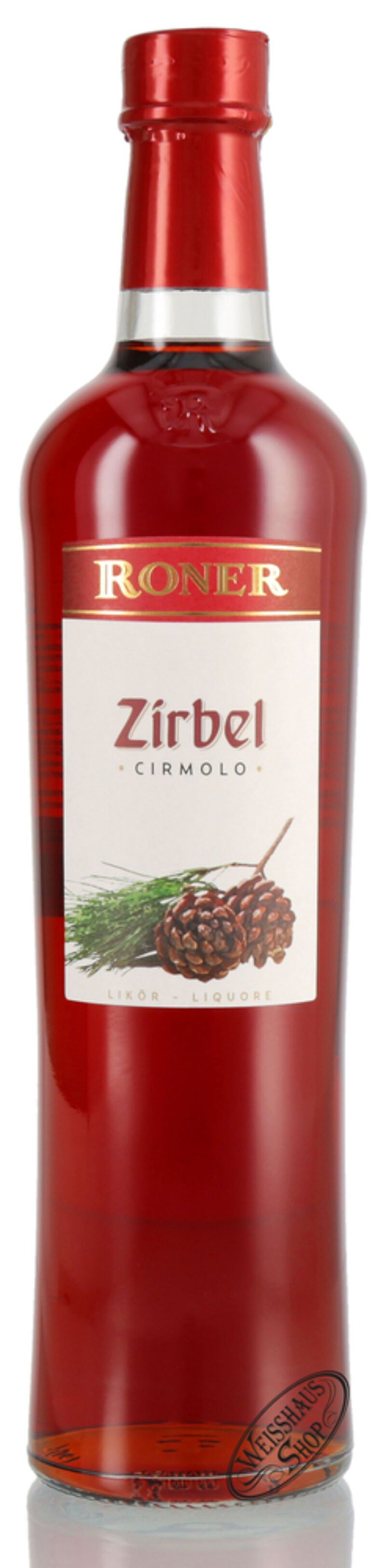 Roner Zirbelkieferlikör 38% vol. 0,70l Roner Zirbelkieferlikör 38% vol. 0,70l