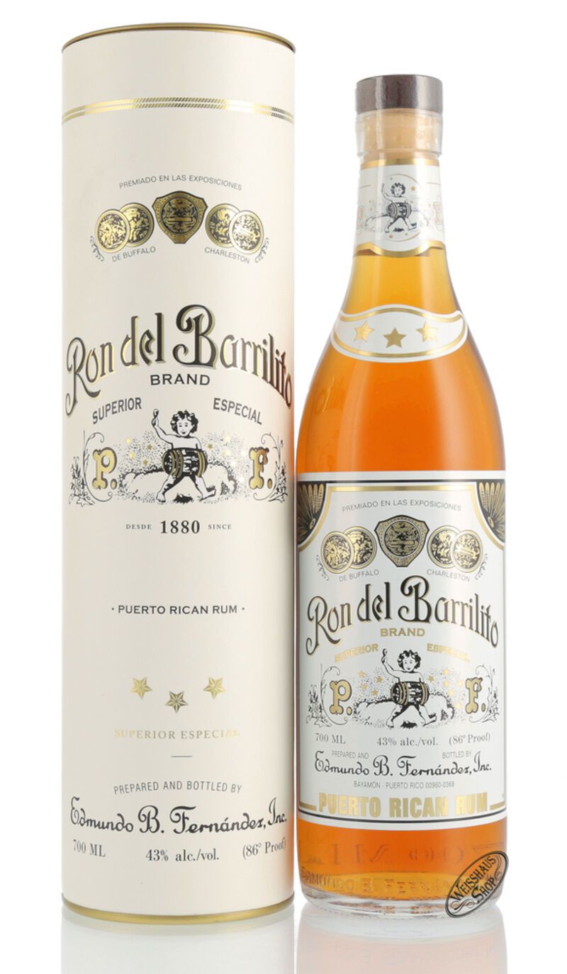 Ron del Barrilito Three Stars Rum 43% vol. 0,70l Ron del Barrilito Three Stars Rum 43% vol. 0,70l