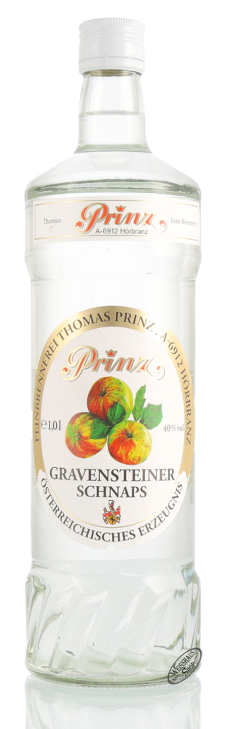 Prinz Gravensteiner Schnaps 40% vol. 1,0l Prinz Gravensteiner Schnaps 40% vol. 1,0l