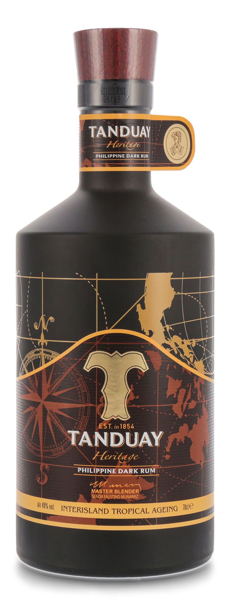 Tanduay Heritage Rum 40% vol. 0,70l