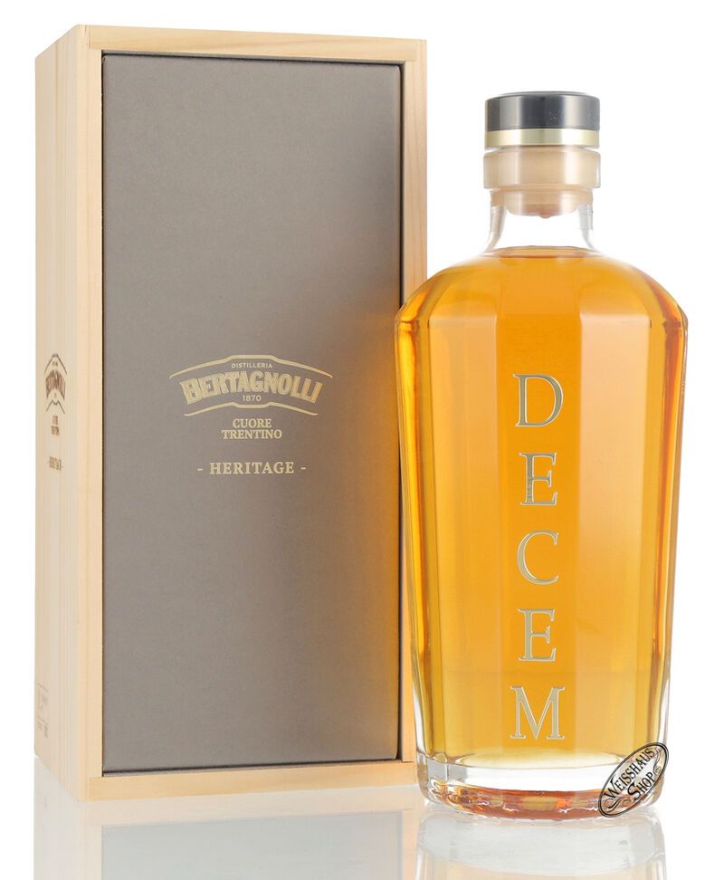 Bertagnolli Grappa DECEM Riserva Barrique 44% vol. 0,70l Bertagnolli Grappa DECEM Riserva Barrique 44% vol. 0,70l