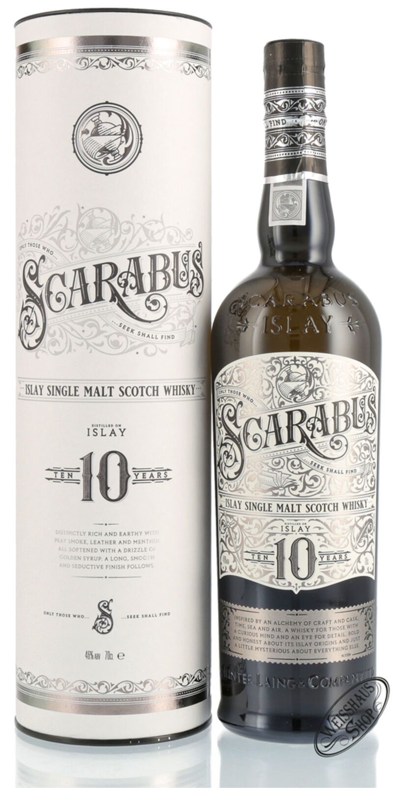 Scarabus 10 YO Islay Single Malt Whisky 46% vol. 0,70l