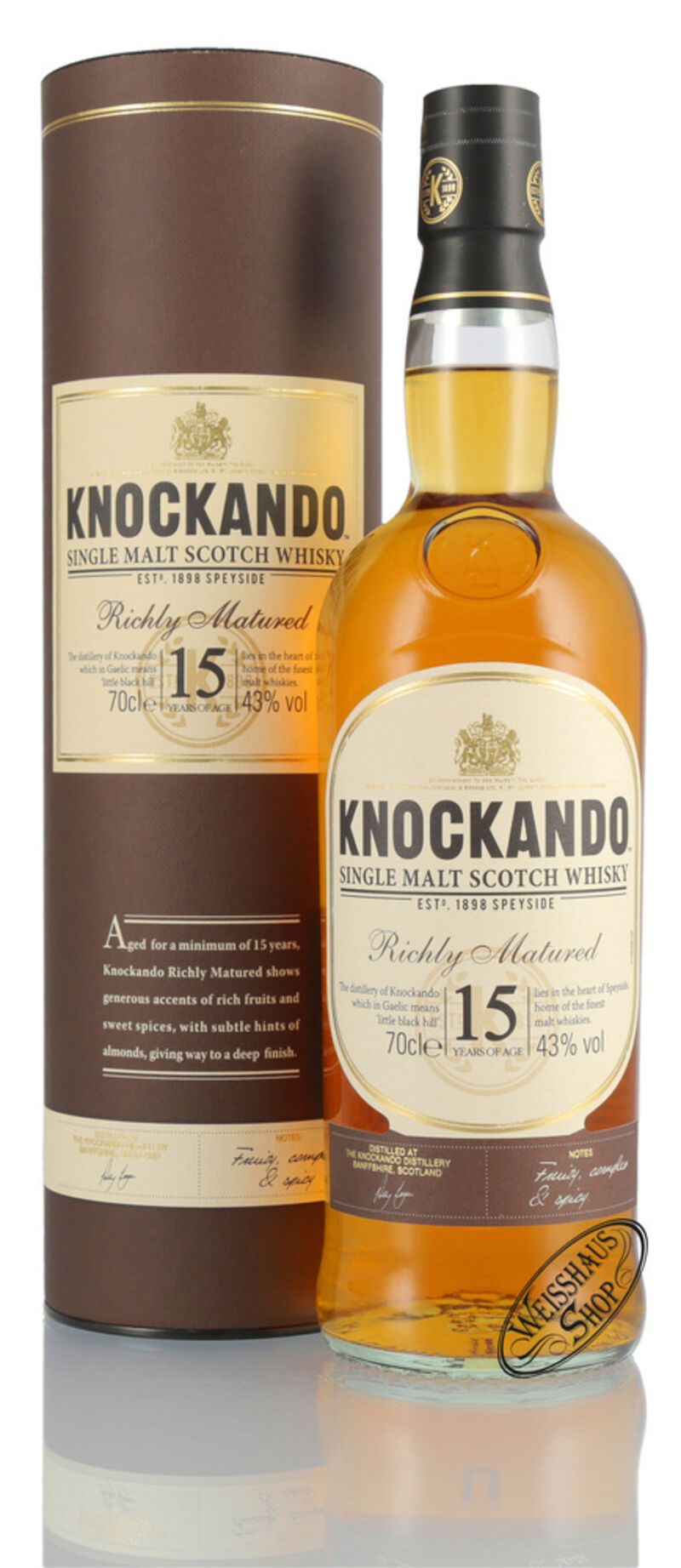 Knockando 15 YO Single Malt Whisky 43% vol. 0,70l Knockando 15 YO Single Malt Whisky 43% vol. 0,70l