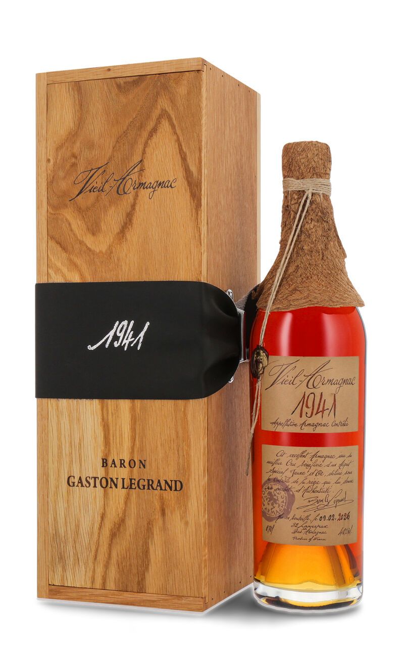 Lhéraud Baron Gaston Legrand 1941 Vieil Armagnac 40% vol. 0,70l