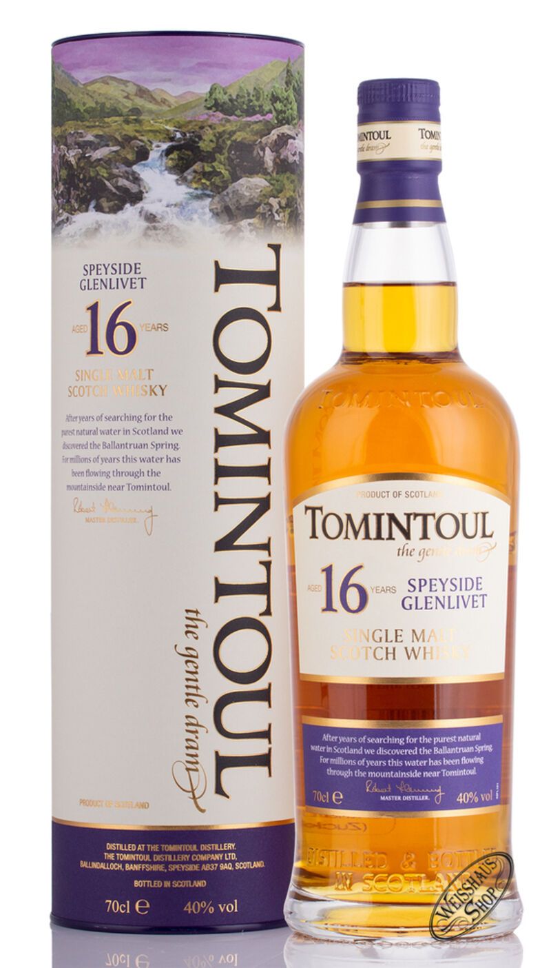 Tomintoul 16 YO Whisky 40% vol. 0,70l Tomintoul 16 YO Whisky 40% vol. 0,70l