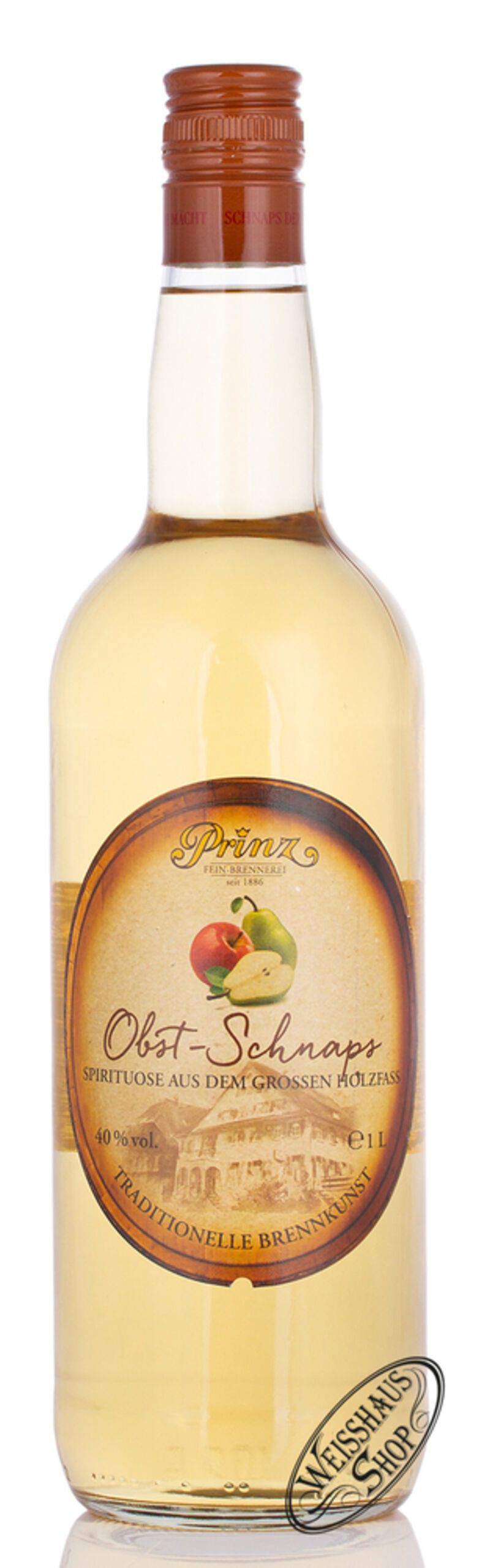 Prinz Obstler vom Holzfass 40% vol. 1,0l Prinz Obstler vom Holzfass 40% vol. 1,0l