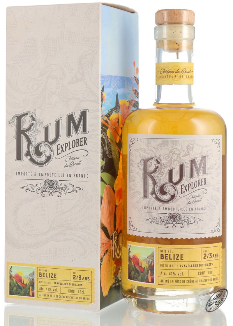 Chateau du Breuil Belize Explorer Rum 41% vol. 0,70l Chateau du Breuil Belize Explorer Rum 41% vol. 0,70l