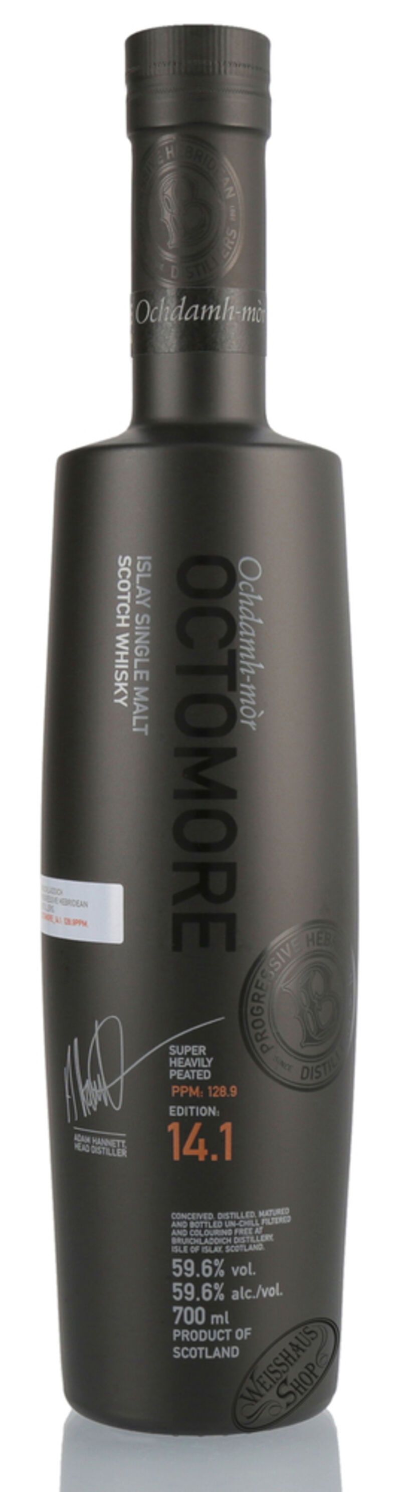 Bruichladdich Octomore 14.1 Islay Whisky 59,6% vol. 0,70l Bruichladdich Octomore 14.1 Islay Whisky 59,6% vol. 0,70l