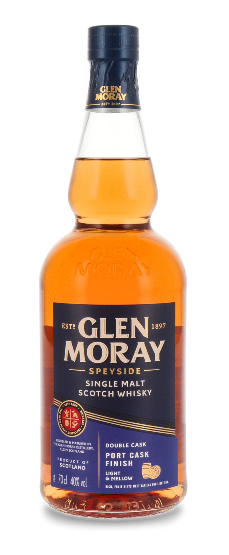 Glen Moray Port Cask Finish Whisky 40% vol. 0,70l