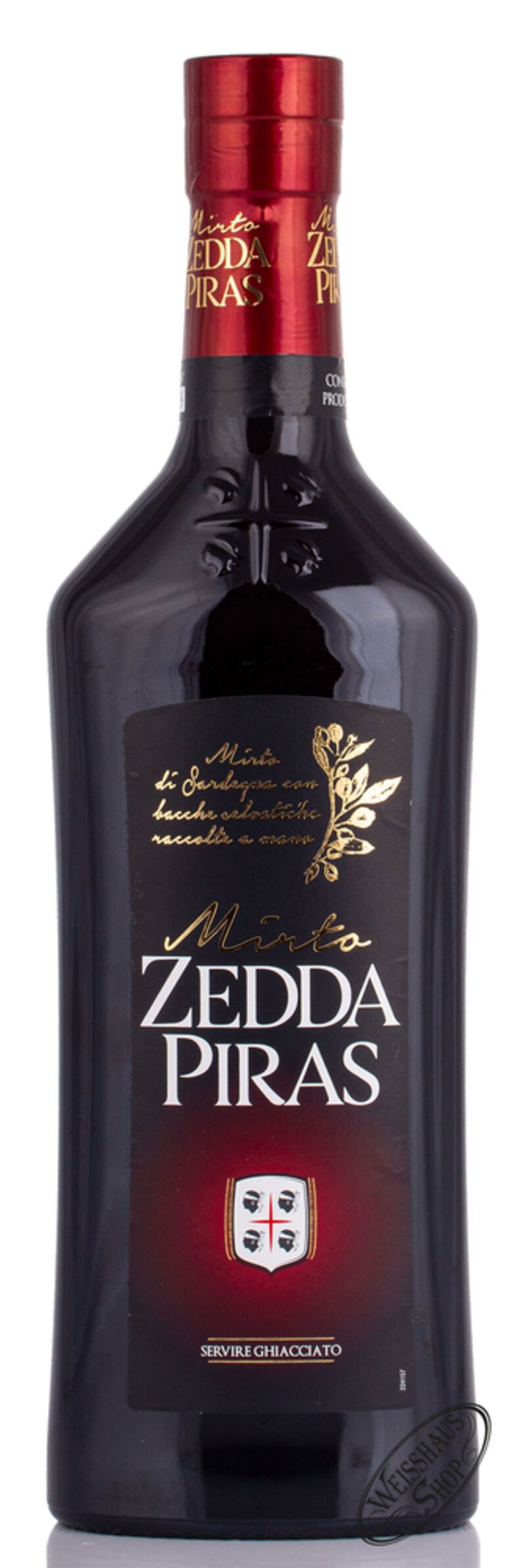 Zedda Piras Mirto Rosso Di Sardegna Likör 32% vol. 0,70l B-Ware