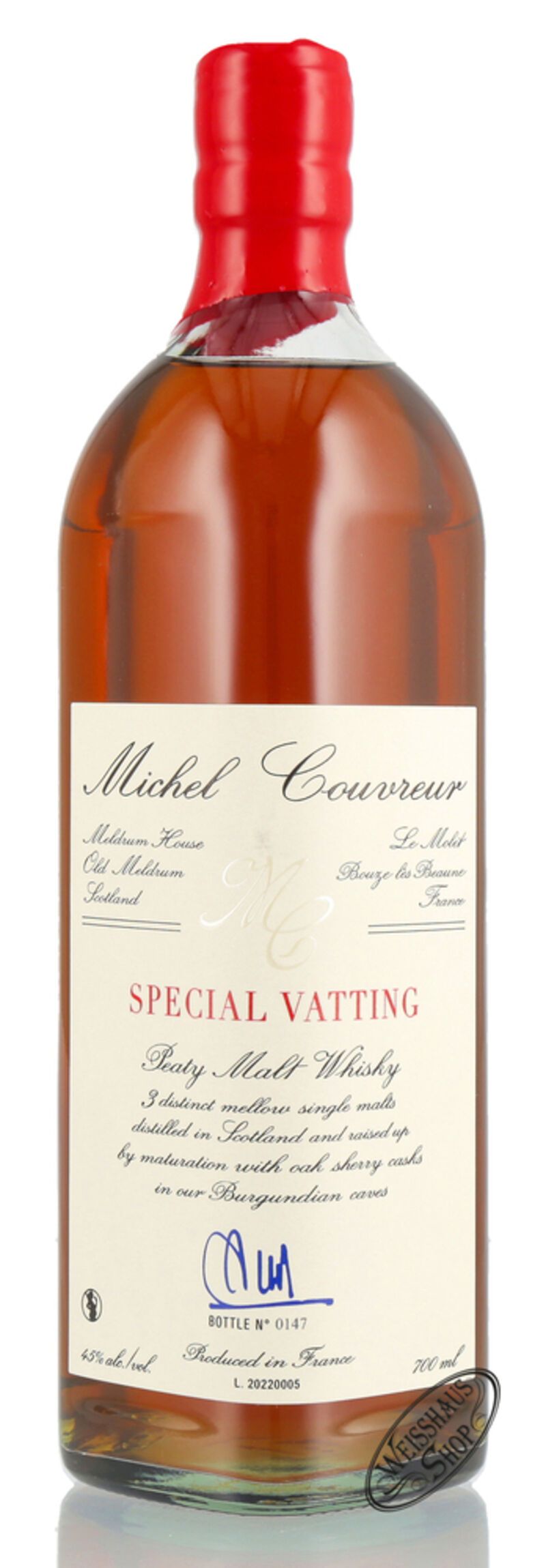 Michel Couvreur Special Vatting Malt Whisky 45% vol. 0,70l Michel Couvreur Special Vatting Malt Whisky 45% vol. 0,70l