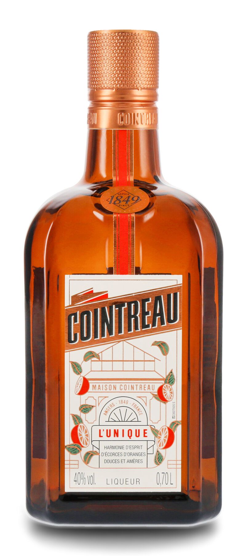 Cointreau Orangenlikör 40% vol. 0,70l Cointreau Orangenlikör 40% vol. 0,70l