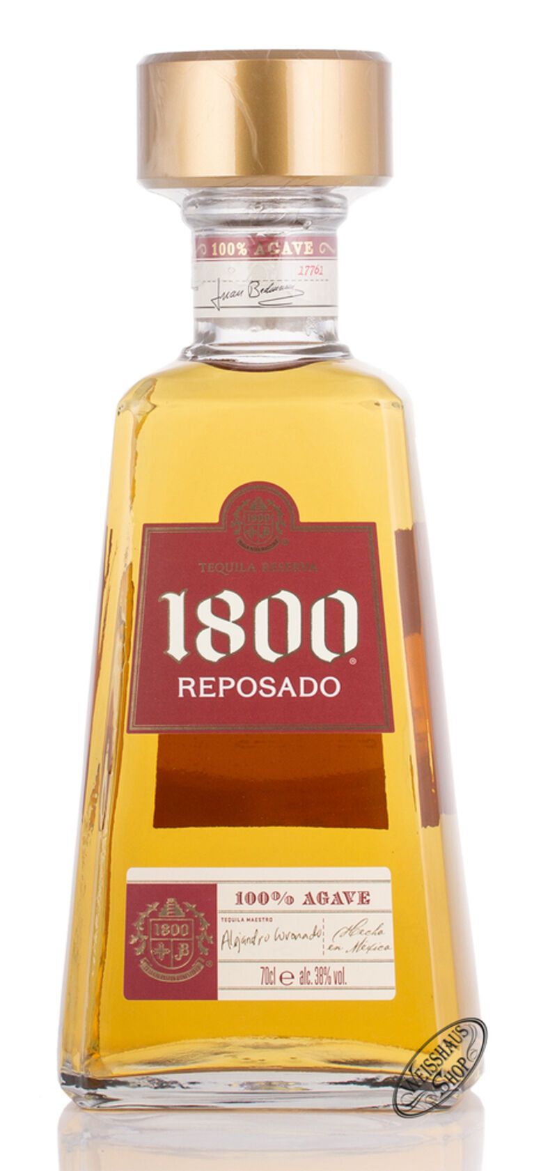 1800 Tequila Jose Cuervo Reposado 38% vol. 0,70l 1800 Tequila Jose Cuervo Reposado 38% vol. 0,70l