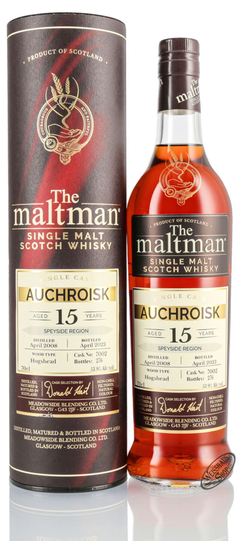 The Maltman Auchroisk Vintage 2008 Single Cask Whisky 53,9% vol. 0,70l The Maltman Auchroisk Vintage 2008 Single Cask Whisky 53,9% vol. 0,70l