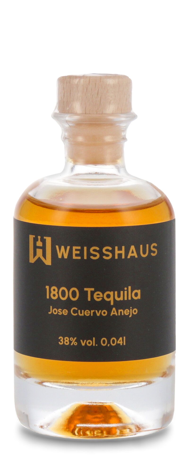 1800 Tequila Jose Cuervo Anejo 38% vol. 0,04l Weisshaus Sample