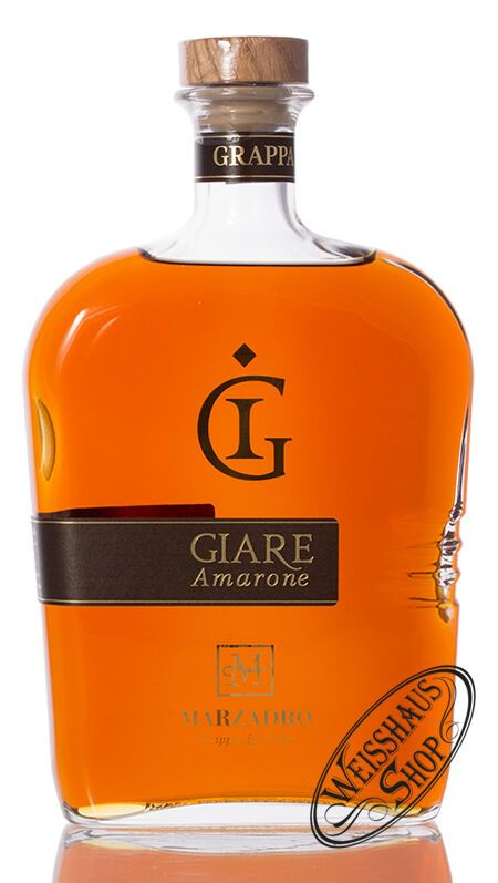 Marzadro Grappa Le Giare Amarone 41% vol. 2,0l Magnum Marzadro Grappa Le Giare Amarone 41% vol. 2,0l Magnum