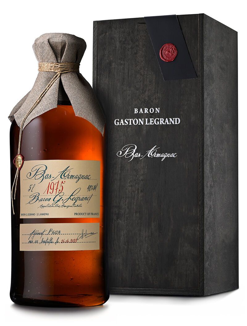 Lhéraud Baron Gaston Legrand 1975 Vieil Armagnac 40% vol. 5,0l