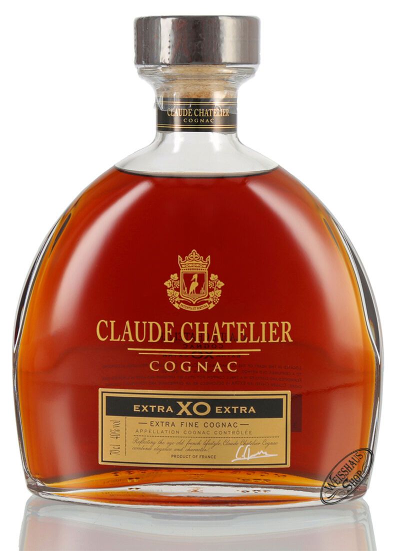 Claude Chatelier X.O. Extra Cognac 40% vol. 0,70l B-Ware