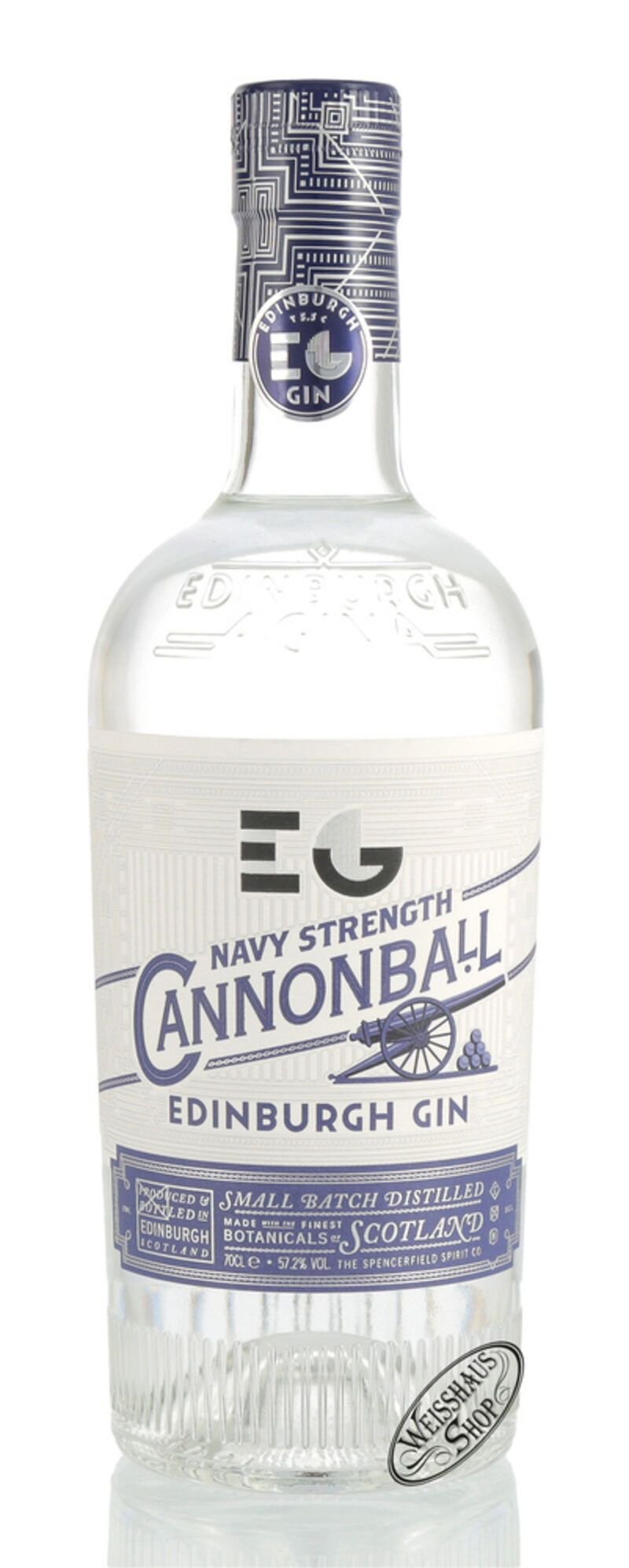 Edinburgh Cannonball Navy Strength Gin 57,2% vol. 0,70l Edinburgh Cannonball Navy Strength Gin 57,2% vol. 0,70l