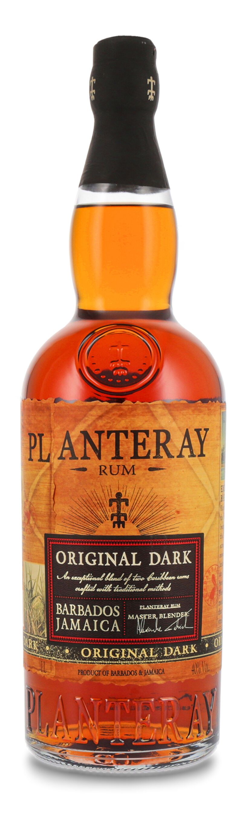 Planteray Original Dark Barbados & Jamaica Rum 40% vol. 1,0l B-Ware