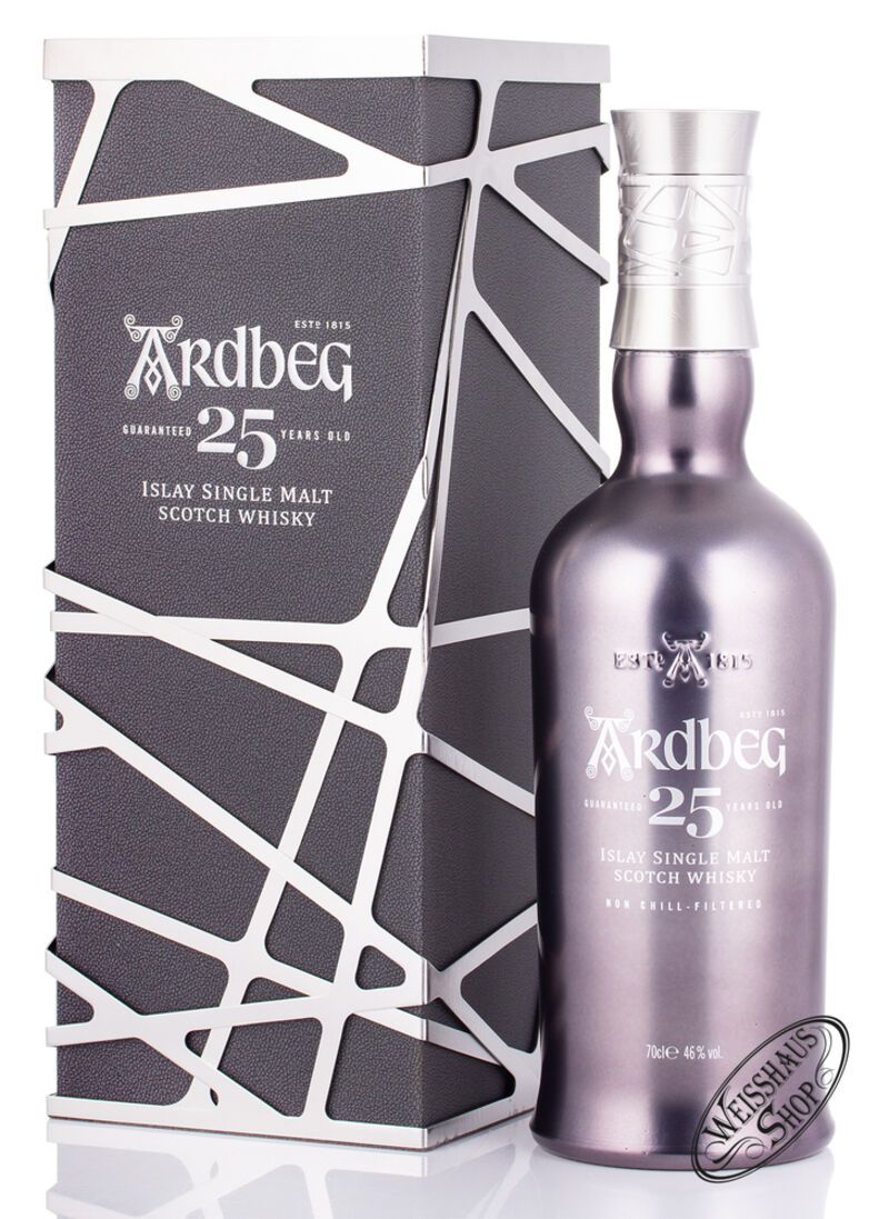 Ardbeg 25 YO Islay Whisky 46% vol. 0,70l Ardbeg 25 YO Islay Whisky 46% vol. 0,70l